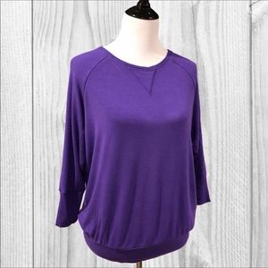 Athleta Peaceful Purple Pullover Sweater